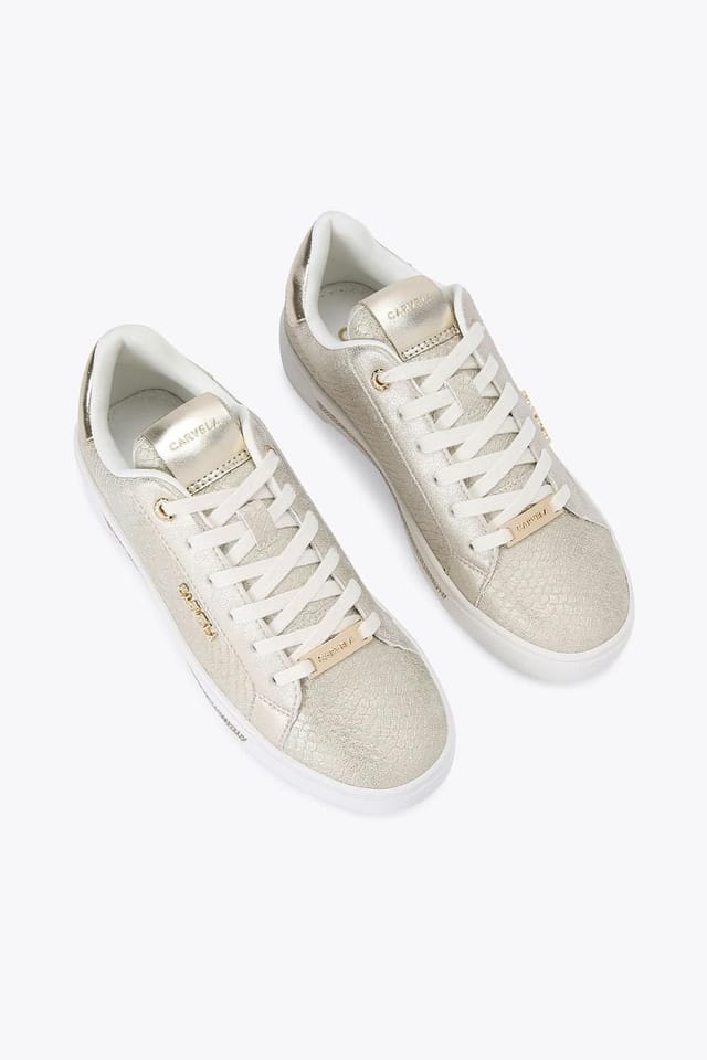 Carvela Carvela Women's 'Diamond' Trainers in Gold - 2
