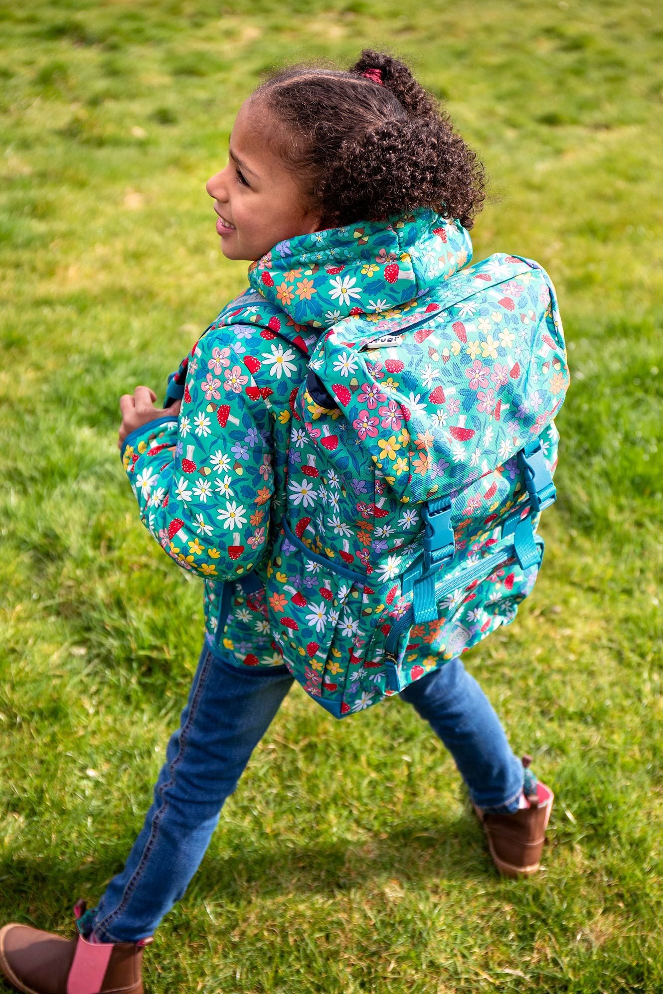 Frugi Frugi Women's Trail Blazing Backpack in Green - 2