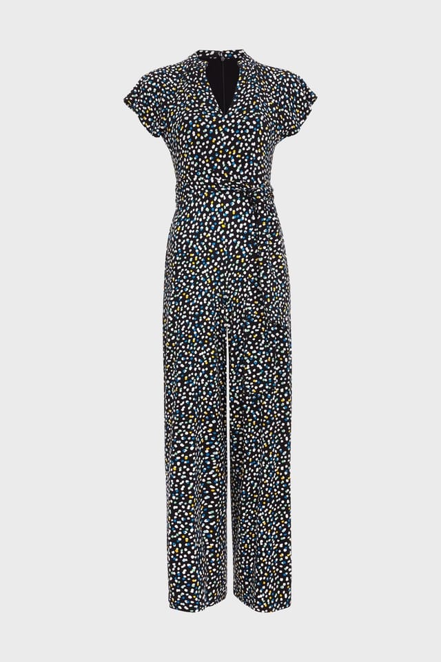 Hobbs London Hobbs London Women's Eden Jersey Jumpsuit in Dark Navy - 2