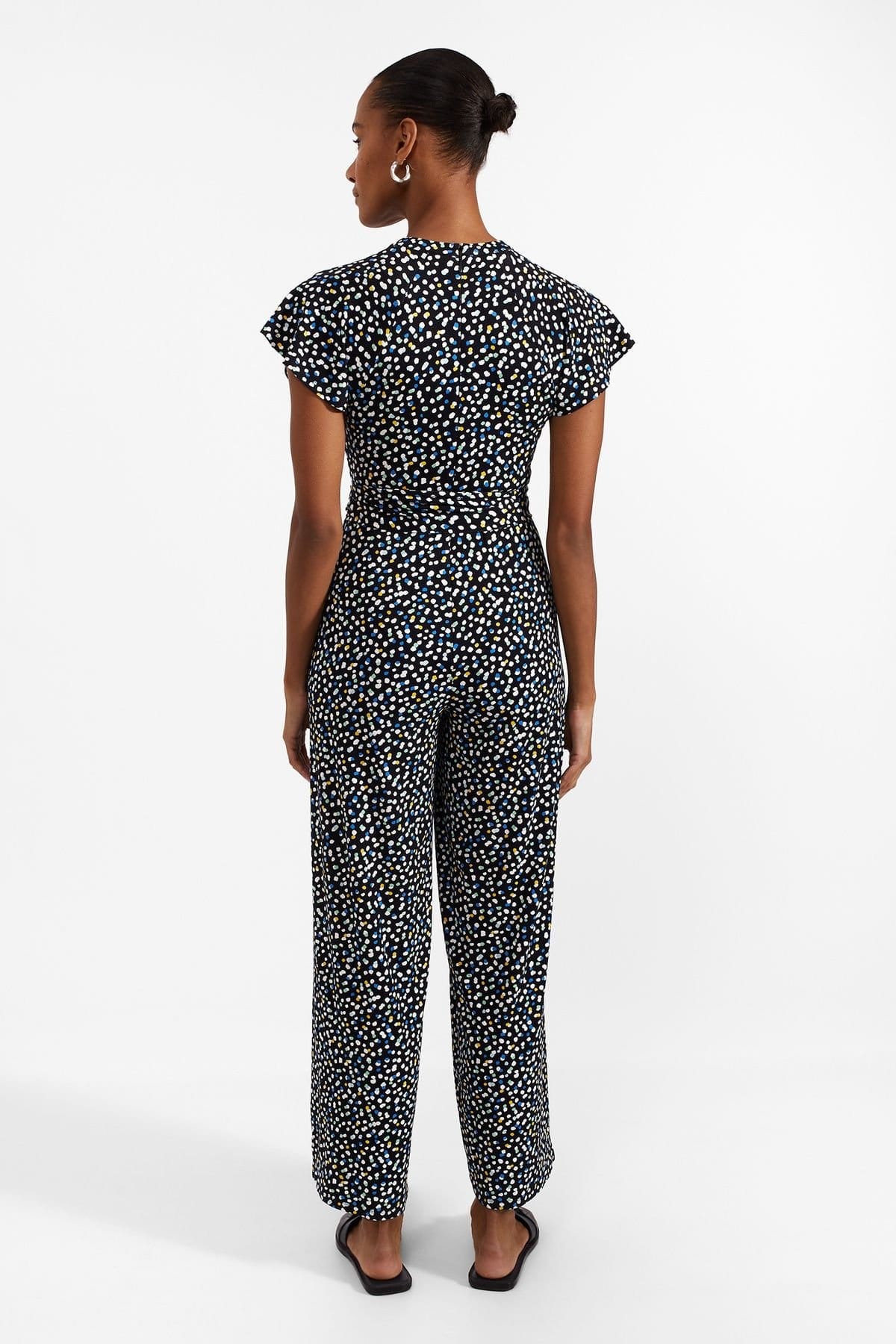 Hobbs London Hobbs London Women's Eden Jersey Jumpsuit in Dark Navy - 4