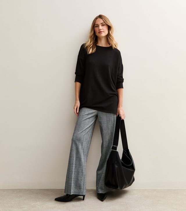 New Look Women's Black Soft Touch Long Sleeve Top New Look - 2