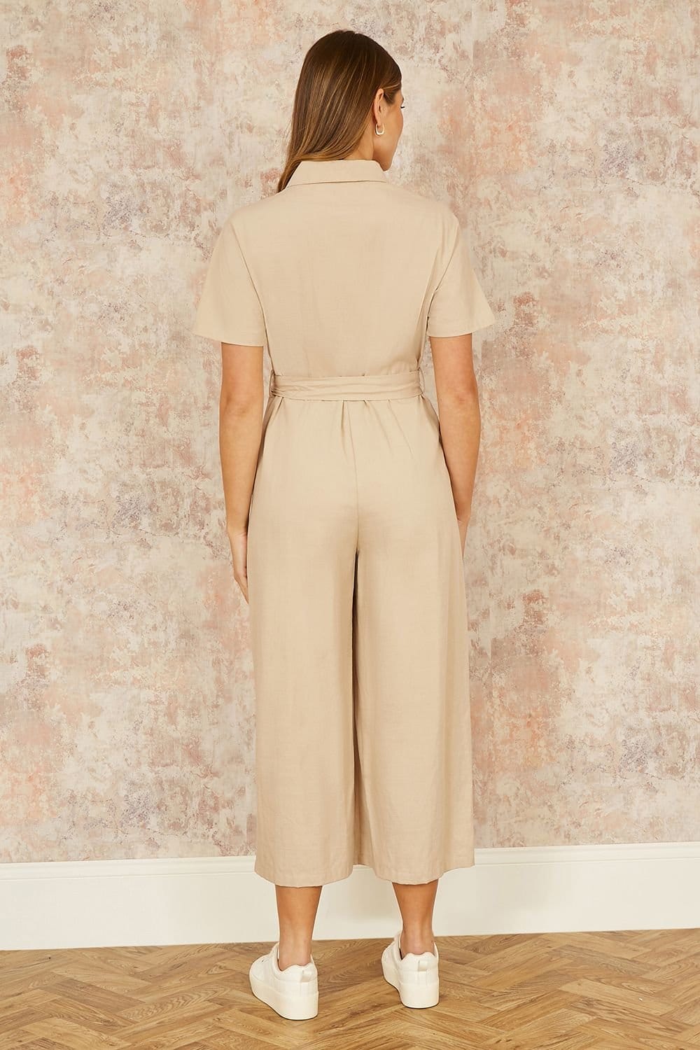 Yumi Yumi Women's Stone Utility Relaxed Fit Jumpsuit - 4