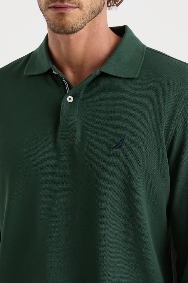 Nautica Nautica Men's Cabin Long Sleeve in Dark Green - 3