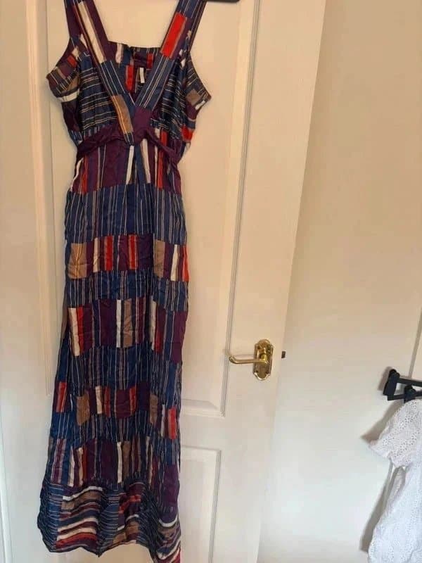 Topshop Vintage y2k Stunning topshop silk maxi dress size 14