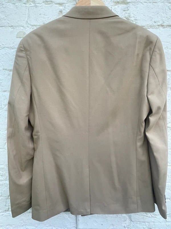 ASOS Design Double-breasted beige suit