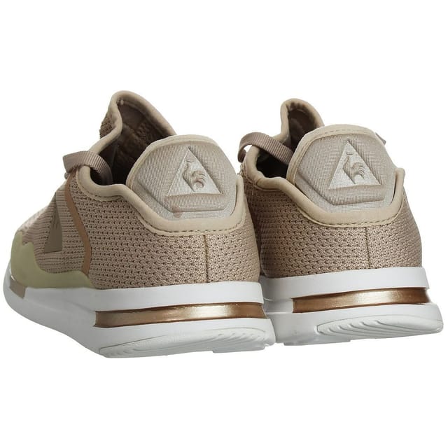 Le Coq Sportif Le Coq Sportif Women's Solas Sparkly/S Nubuck Lace-Up Beige Synthetic Trainers - 3
