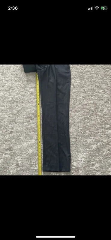 Kenneth Cole Kenneth Cole Mens Dress Pants Trousers Size 34x32 Charcoal Grey Wool Blend NWT