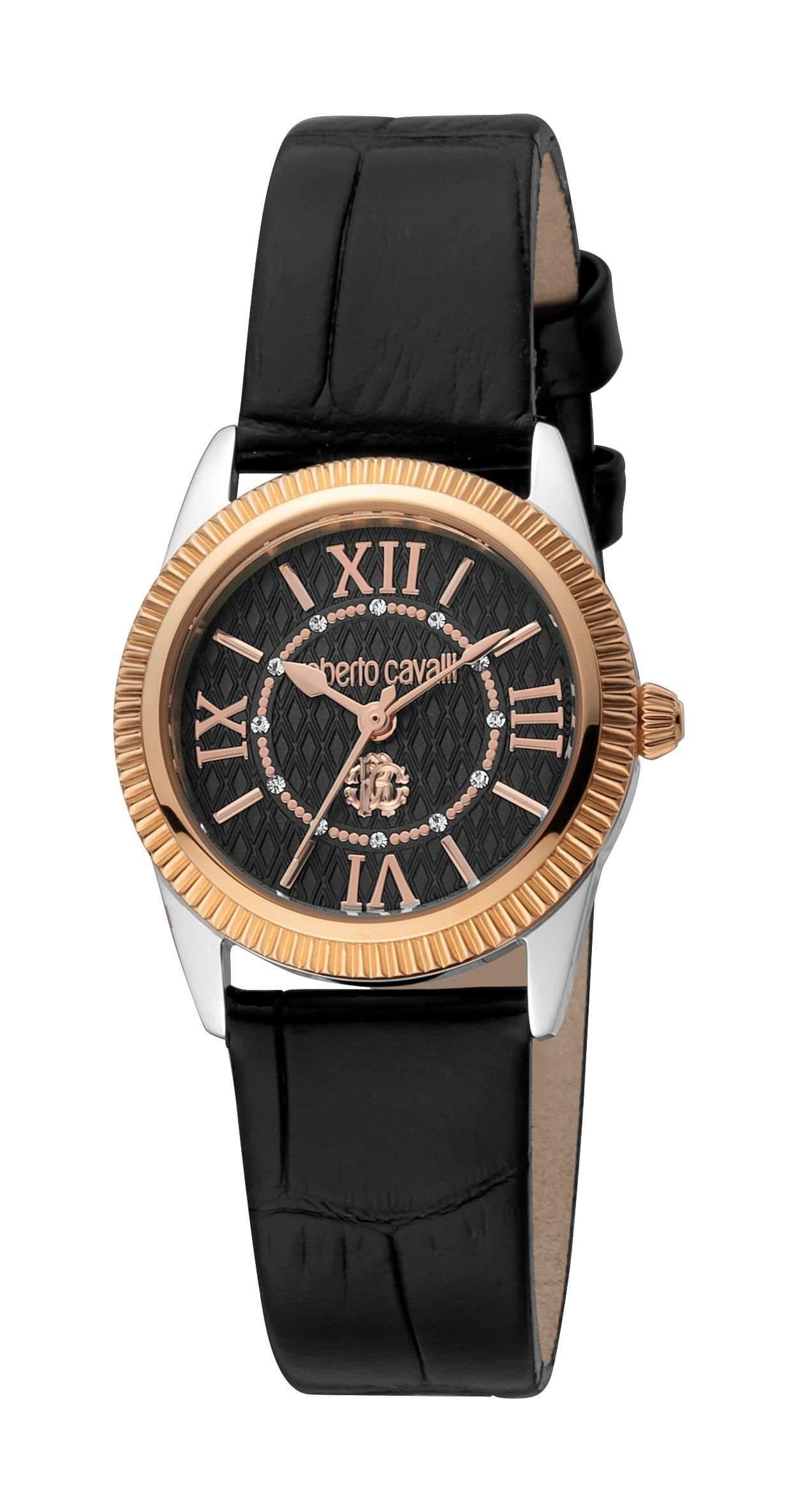 Roberto Cavalli Roberto Cavalli Women's Swiss Quartz Watch in Black