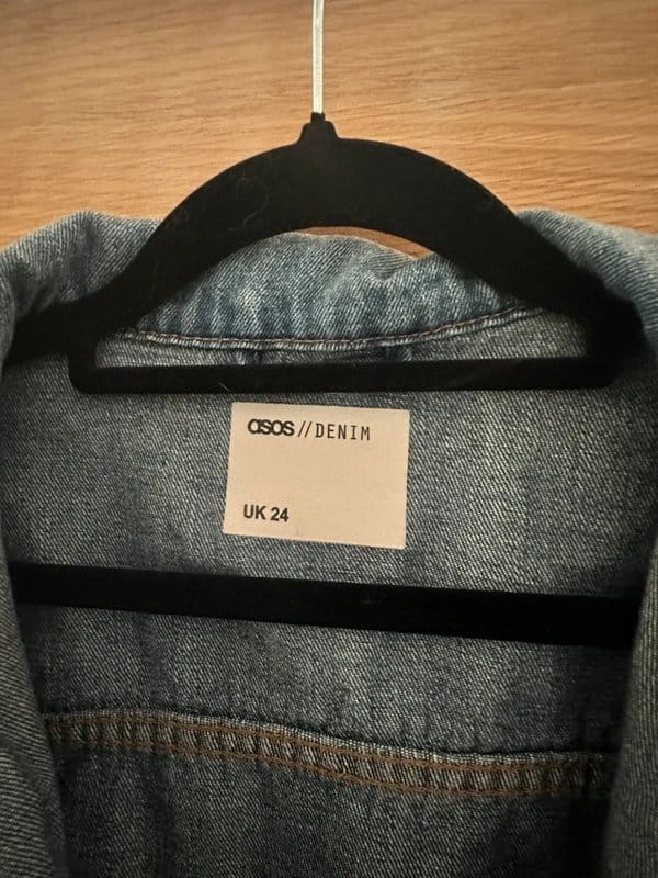 ASOS Blue Denim Jacket Size 24