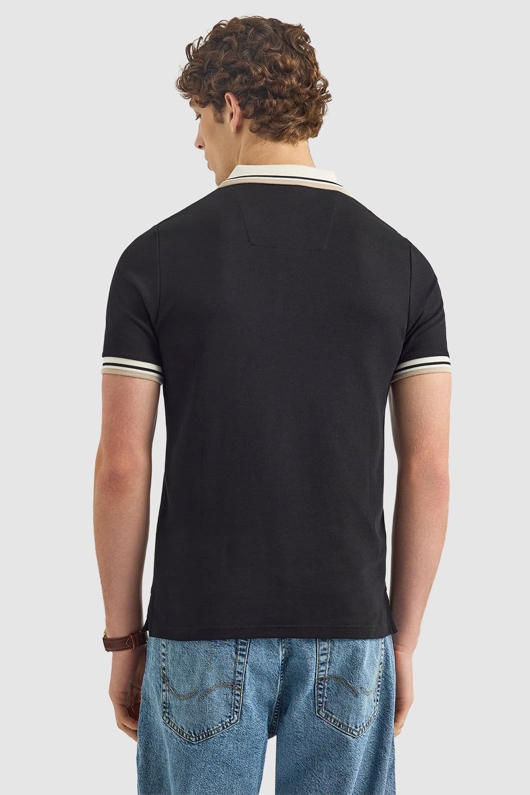 Nautica Nautica Men's Bayer Polo Shirt in Black - 4