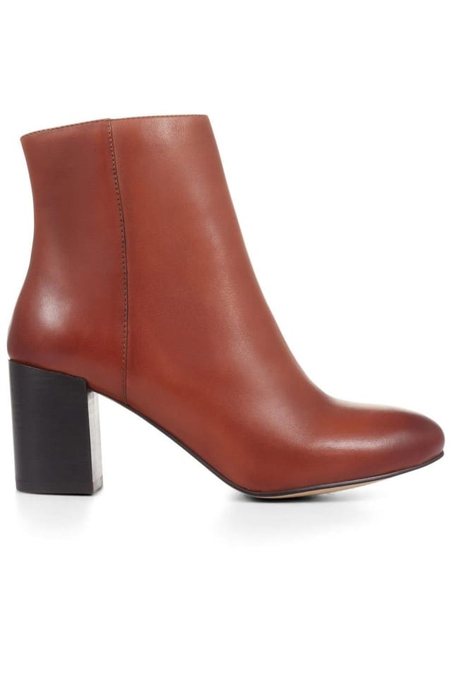 Jones Bootmaker Jones Bootmaker Women's Neptune Heeled Ankle Boots in Brown - 2