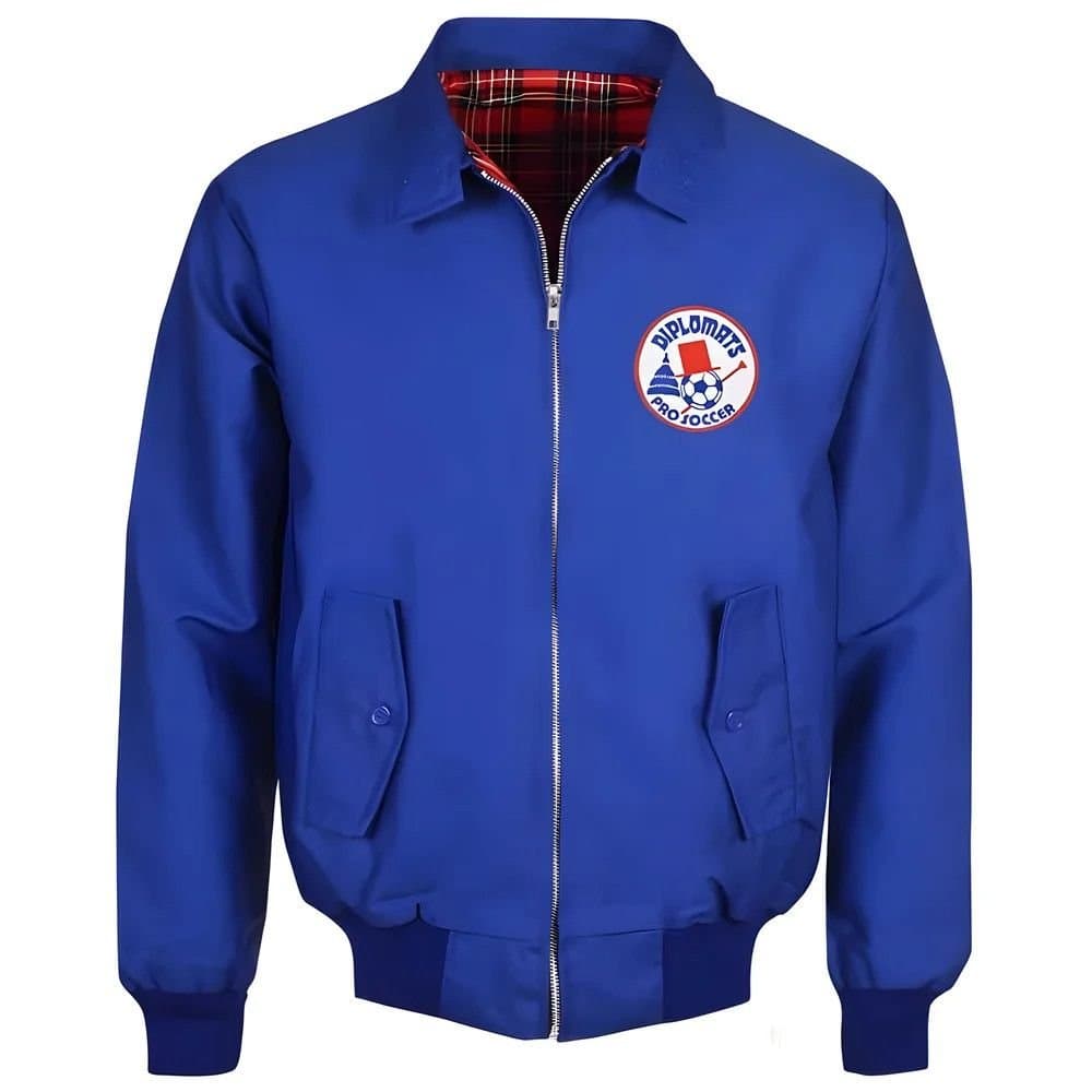 Miami FC Miami FC Men's Mens Washington Dips Royal Harrington Jacket in Blue