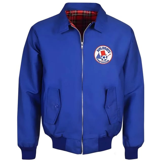 Miami FC Miami FC Men's Mens Washington Dips Royal Harrington Jacket in Blue - 2