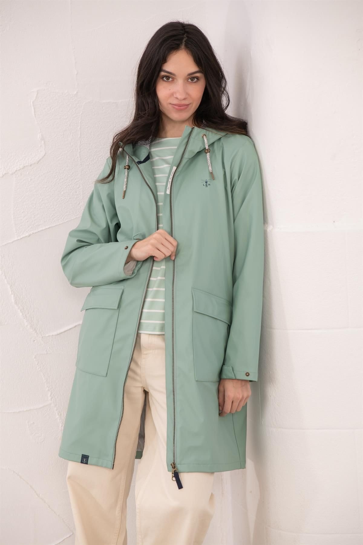 Lighthouse Clothing Lighthouse Clothing Women's Lucy Long Jacket in Mint - 4