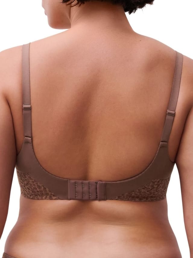 Chantelle Chantelle Women's Norah Underwired Covering Full Cup Bra in Brown - 2