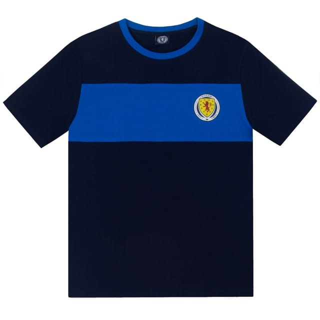 Scottish FA Scottish FA Men's Adults Premium Pyjama Set in Navy - 3
