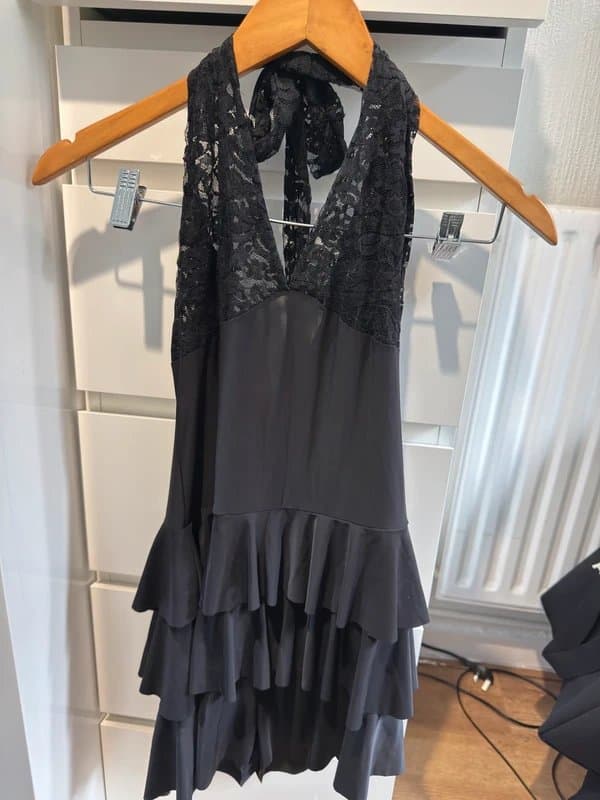 EGO Black mesh playsuit