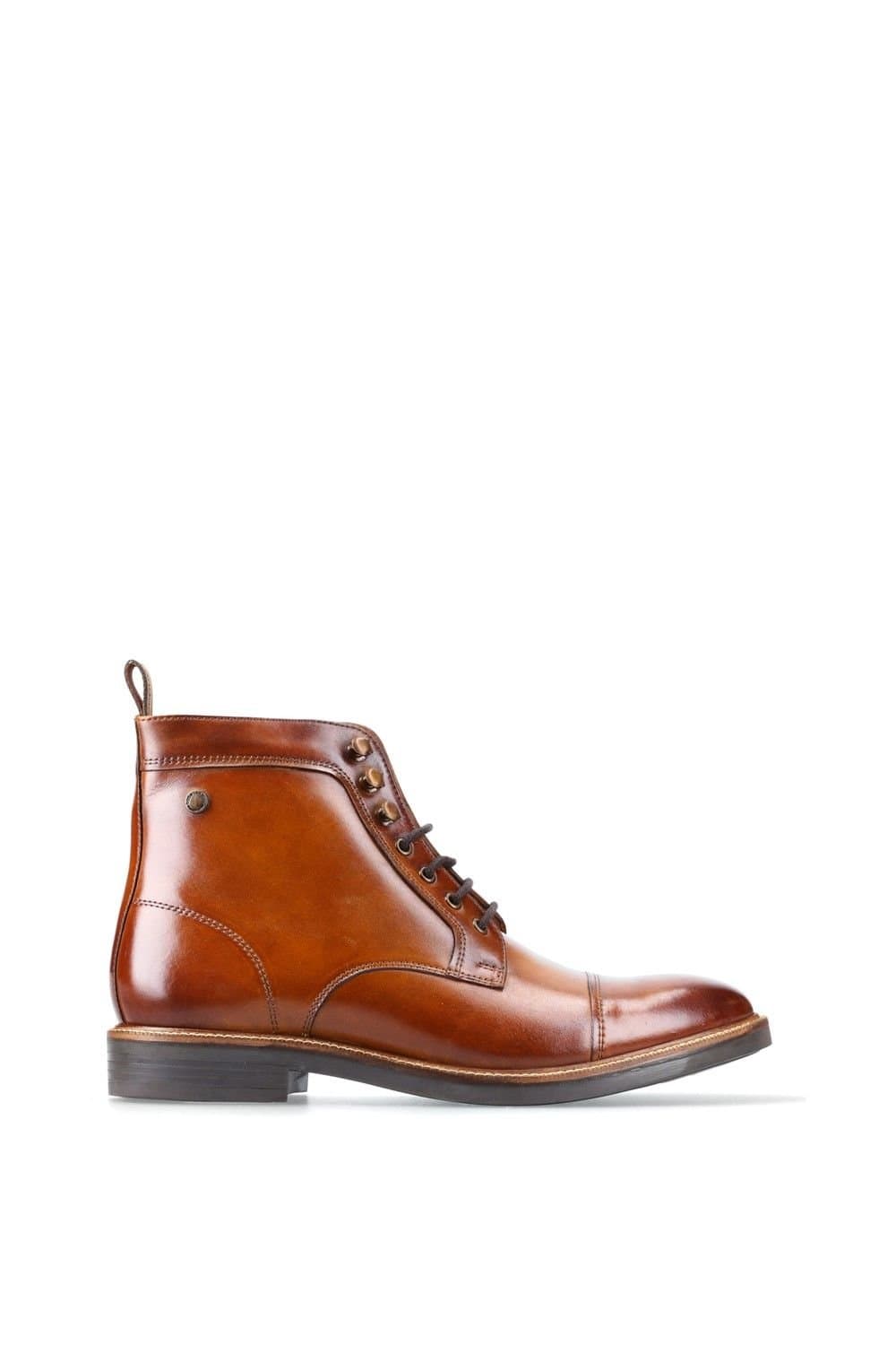 Base London Base London Men's Plymouth Toe Cap Boot in Tan