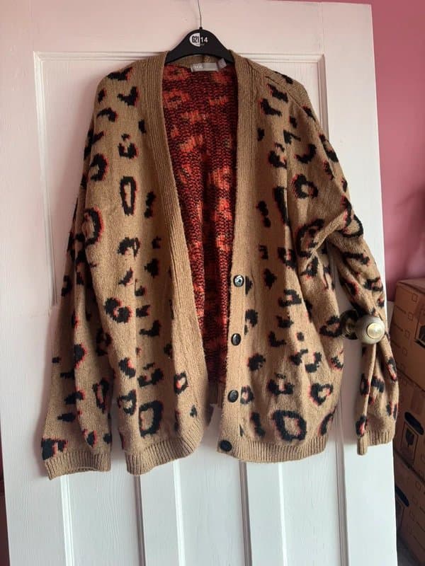 ASOS ASOS leopard cardigan