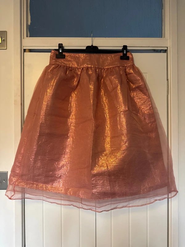 ASOS Tulle topped pink skirt - 1