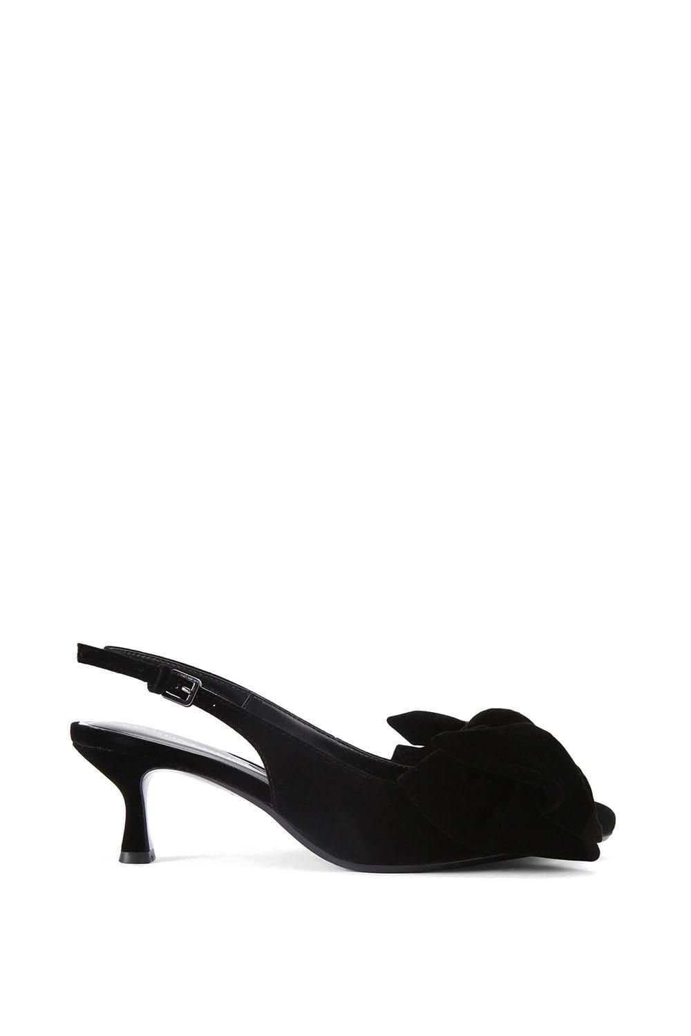 KG Kurt Geiger KG Kurt Geiger Women's 'Tilly Bow' Velvet Heels in Black