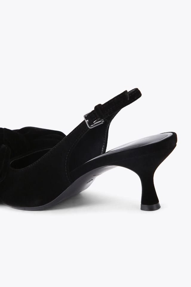 KG Kurt Geiger KG Kurt Geiger Women's 'Tilly Bow' Velvet Heels in Black - 3