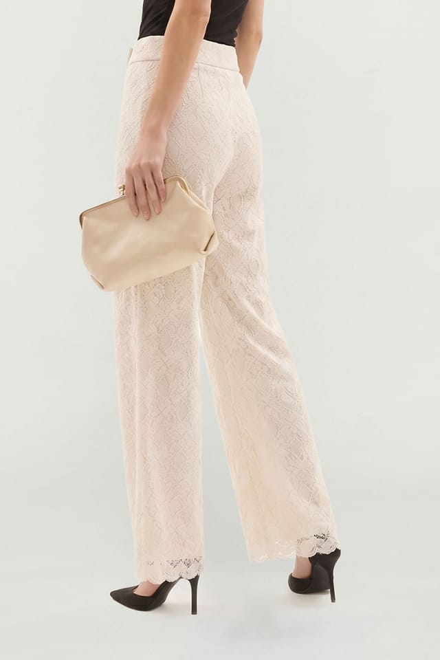 Lily and Lionel Lily and Lionel Women's Calipo Lace Trouser in Ivory - 3