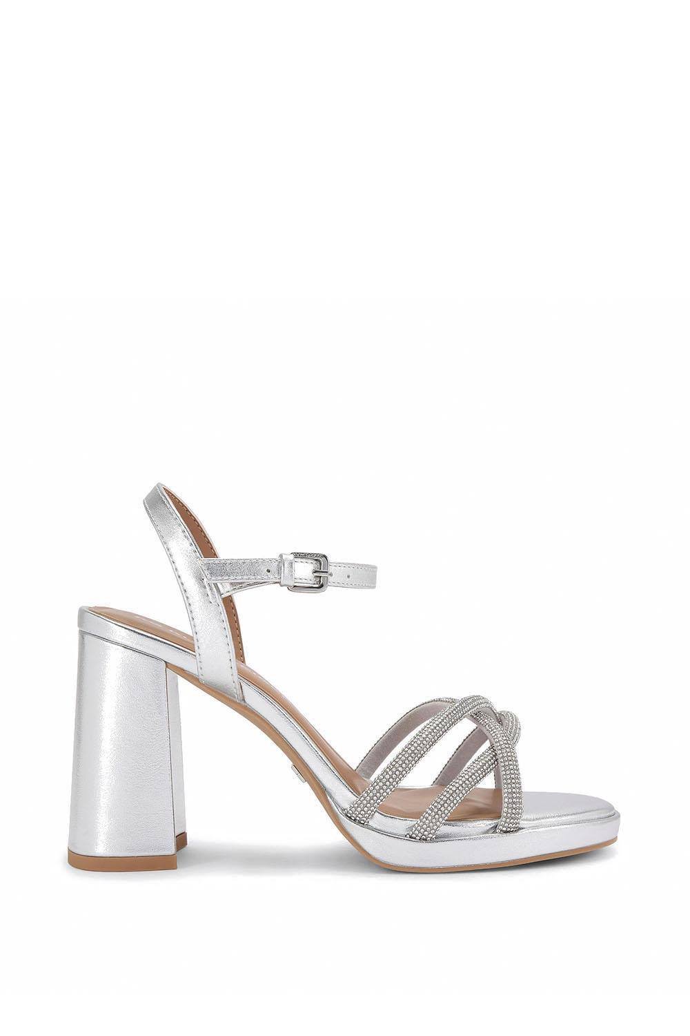 KG Kurt Geiger KG Kurt Geiger Women's 'Abra Platform' Heels in Silver - 3