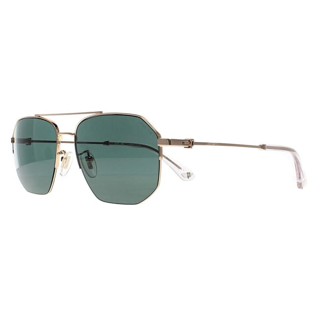 Police Police Men's Square Shiny Rose Gold Green SPLN39 Champ 10 - 2