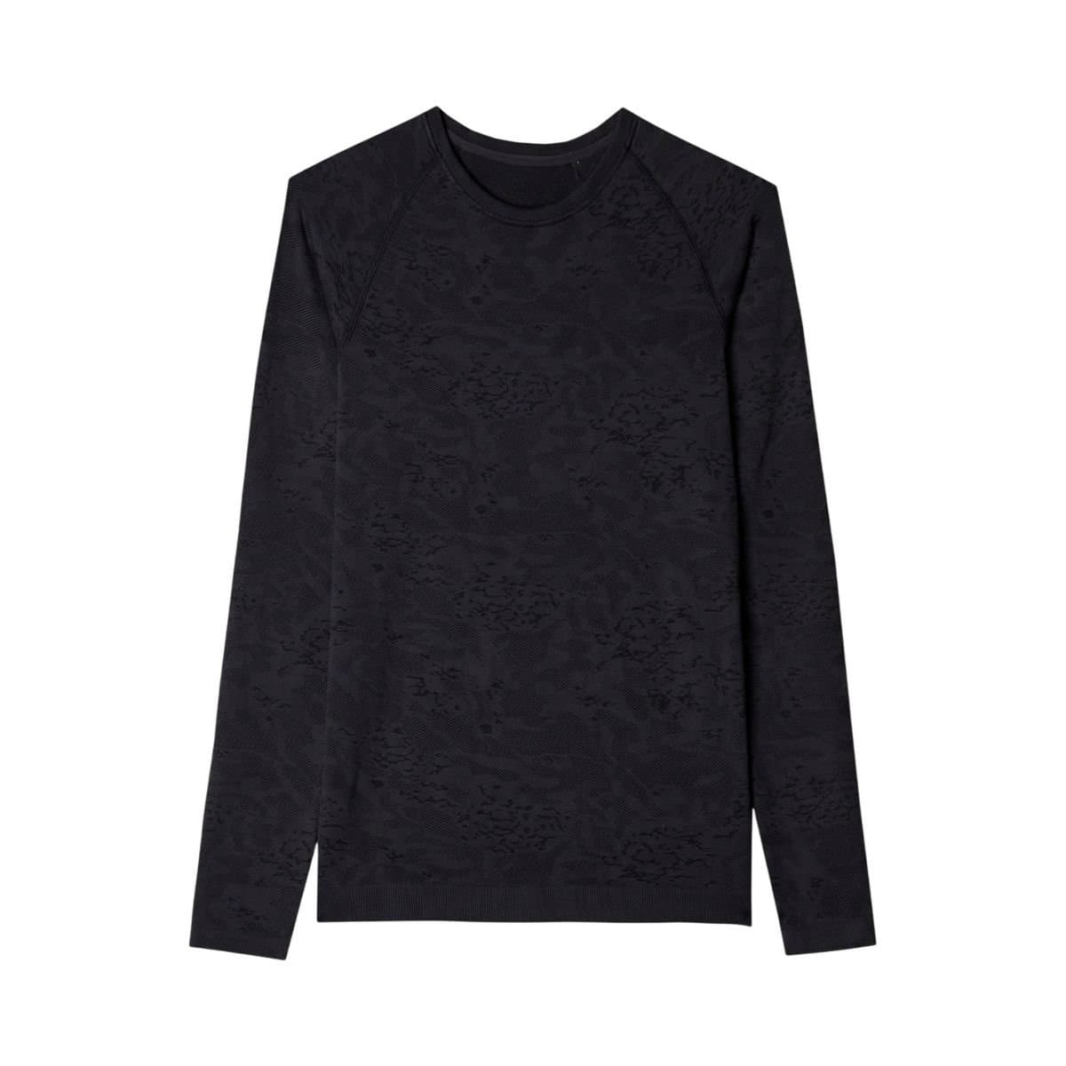 4F 4F Men's Black Thermoactive Long-Sleeved T-Shirt