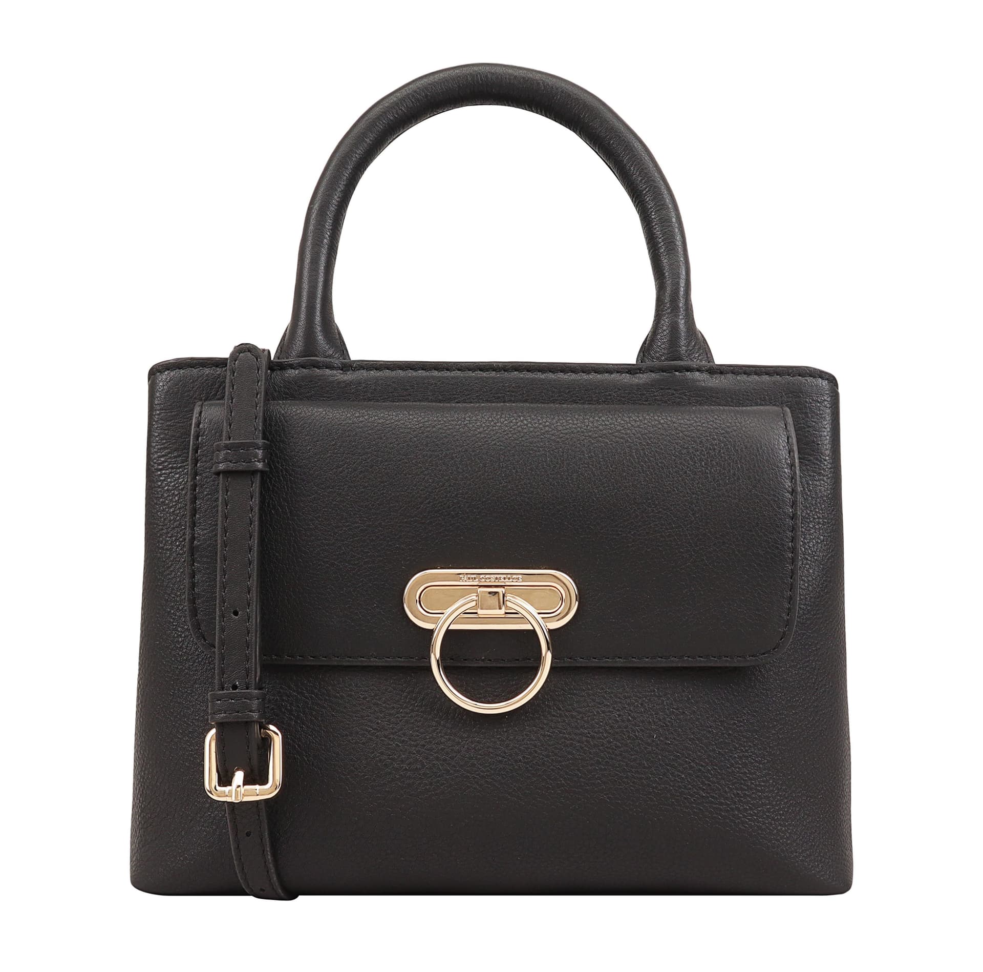 Paul Costelloe Paul Costelloe Women's Navarre Leather Multi Way Bag in Jet Black