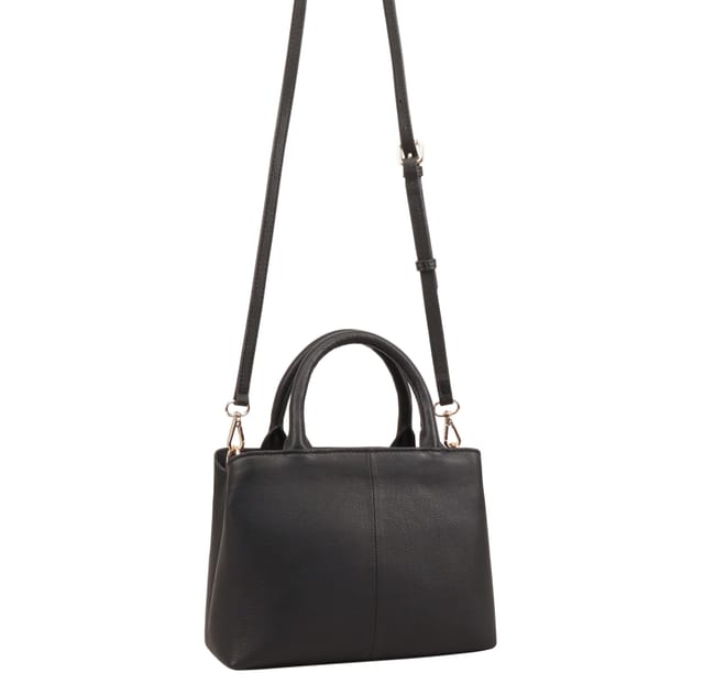 Paul Costelloe Paul Costelloe Women's Navarre Leather Multi Way Bag in Jet Black - 2