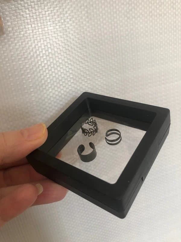 BlackRock 🔲 Black Gun Titanium Men's Triangular Punk Earrings High Quality Ends