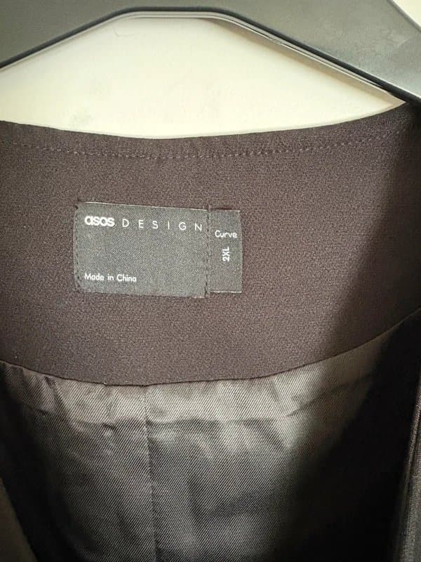 ASOS Design New: diamanté waistcoat 2XL asos