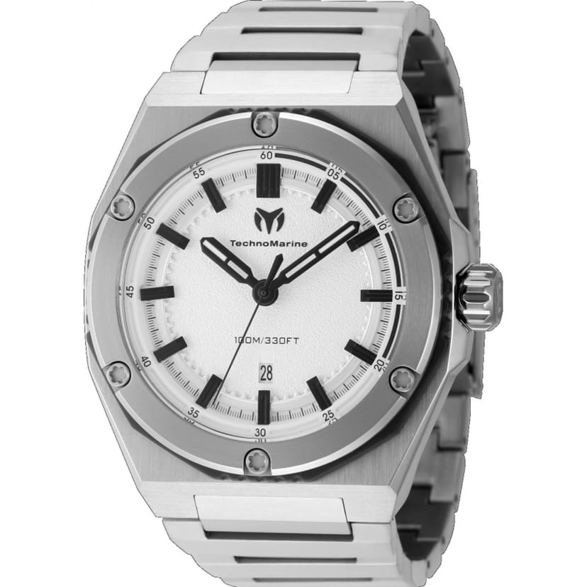 TechnoMarine TechnoMarine Men's TM-416060 Coral Legacy 45mm Quartz Watch in Silver - 1