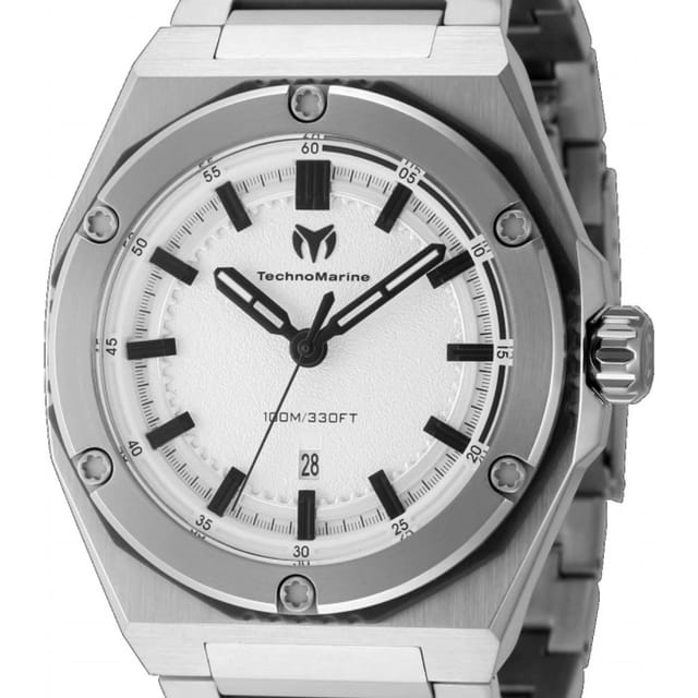 TechnoMarine TechnoMarine Men's TM-416060 Coral Legacy 45mm Quartz Watch in Silver - 2
