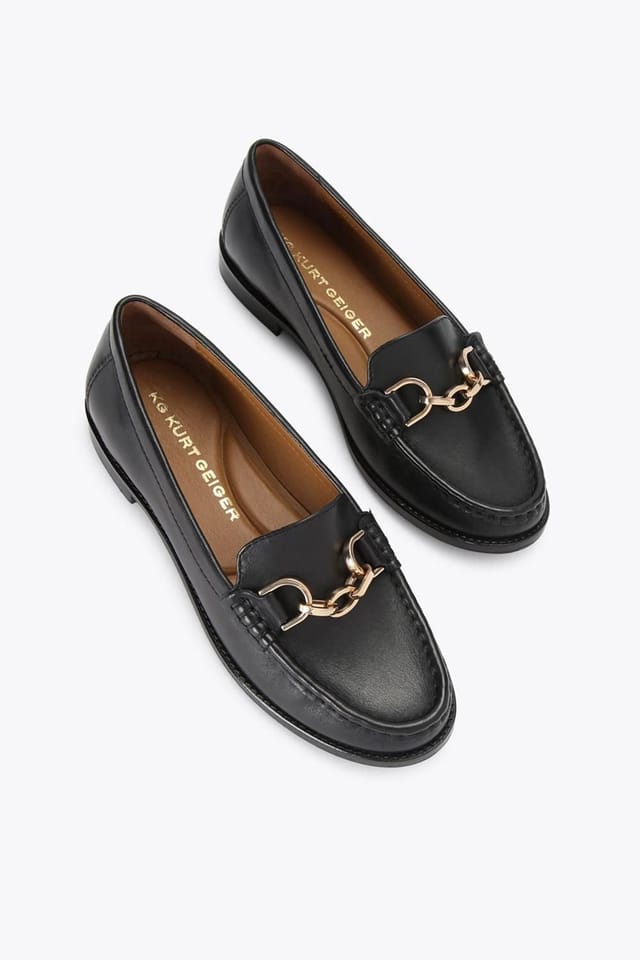 KG Kurt Geiger KG Kurt Geiger Women's 'Marnie' Leather Flats in Black - 2