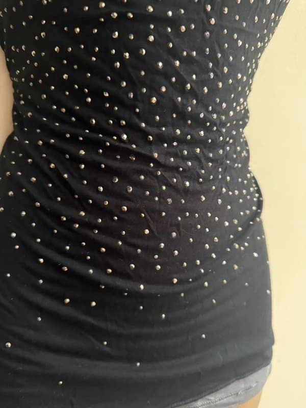 Karen Millen Karen Millen black crystal vest Cami top 8