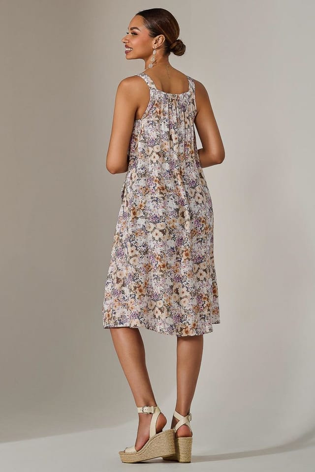 Jolie Moi Jolie Moi Women's A-Line Pocket Smock Dress - 2