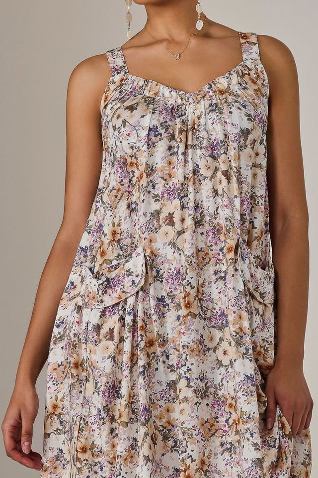 Jolie Moi Jolie Moi Women's A-Line Pocket Smock Dress - 3