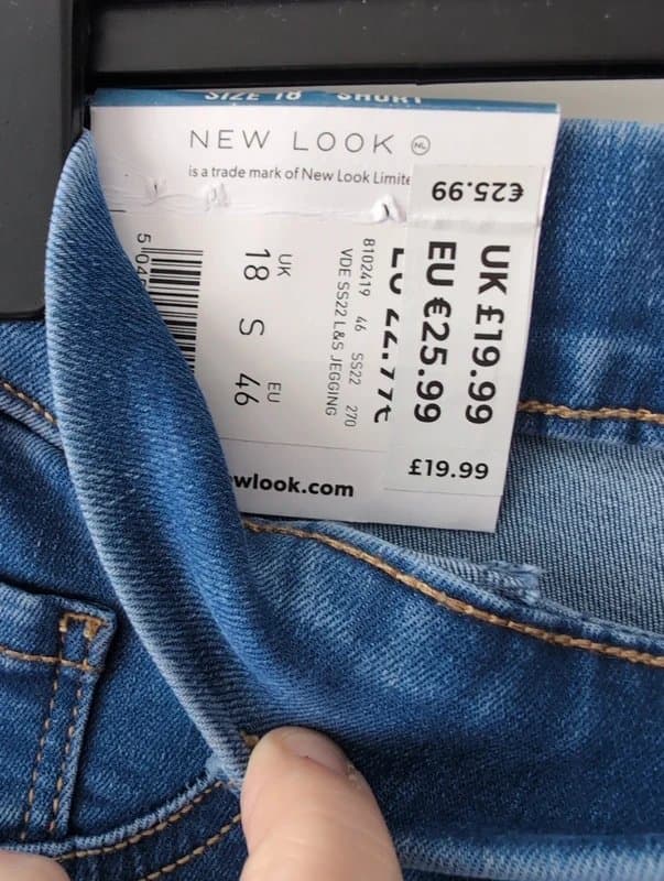 New Look New look Emilee jeggings size 18s