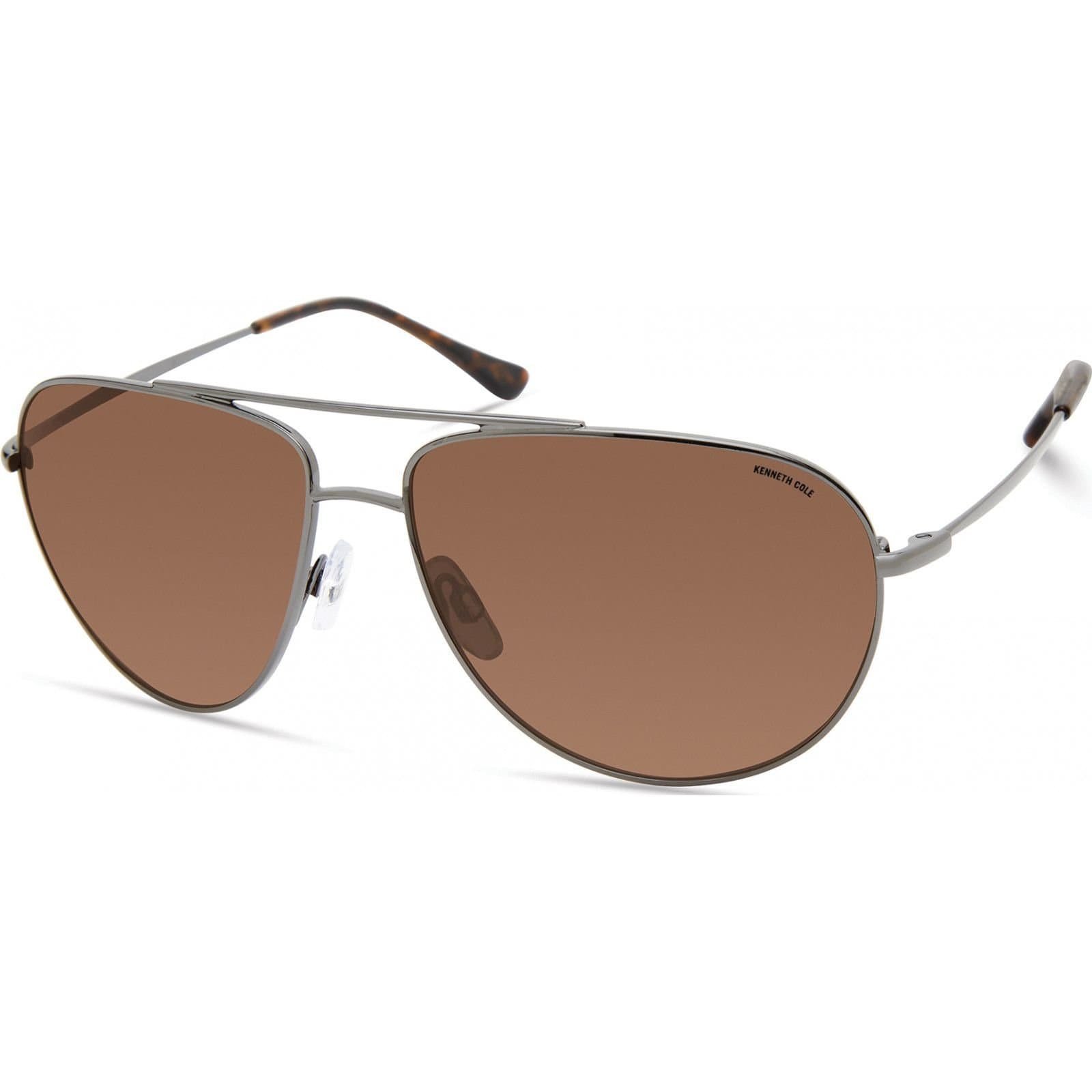 Kenneth Cole Kenneth Cole Men's KC2971-6008E Square/Rectangle Sunglasses in Silver