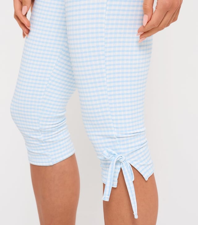 Public Desire Women's Gingham Capri Pant Public Desire New Look - 2