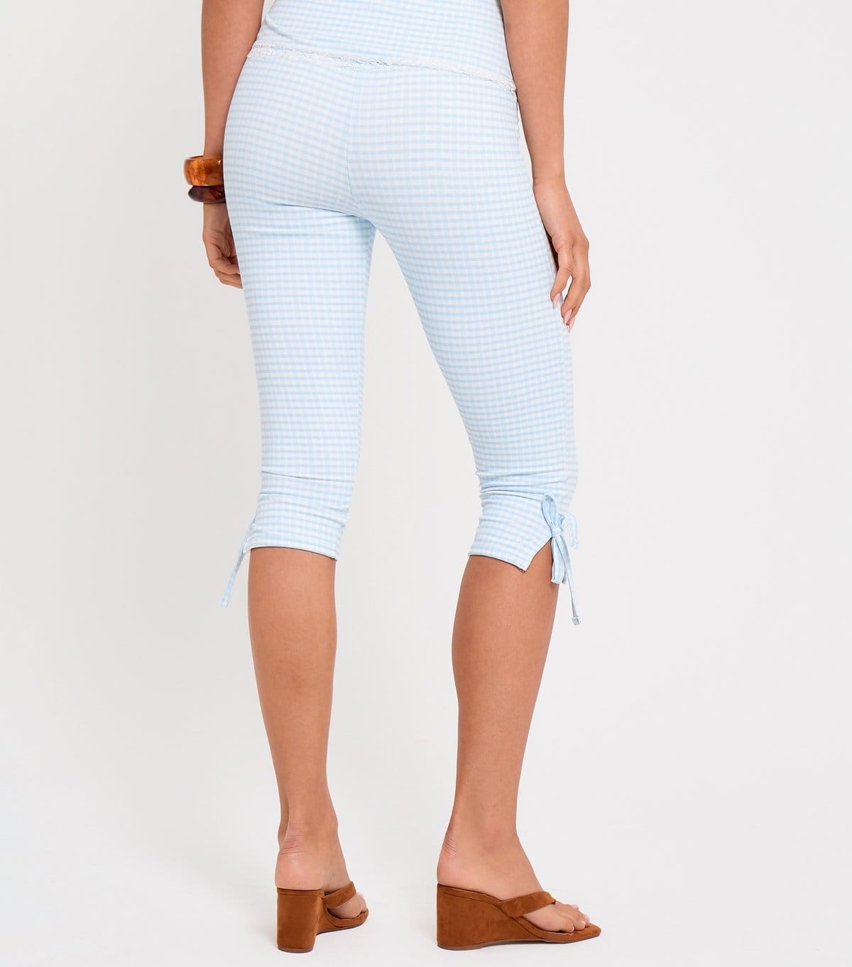 Public Desire Women's Gingham Capri Pant Public Desire New Look - 4