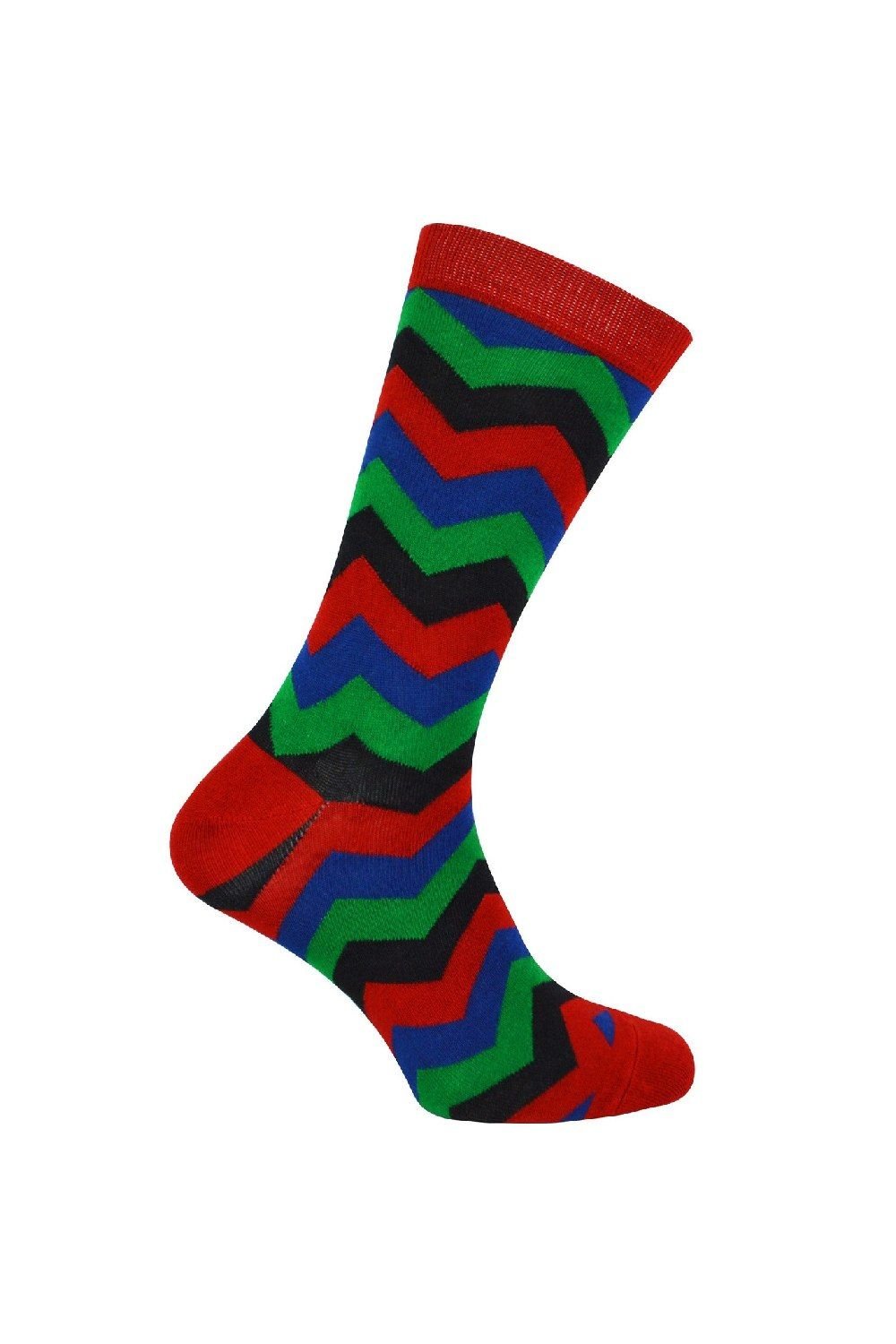 Mr Heron Mr Heron Men's 1 Pack Novelty Patterned Bamboo Socks in Light Red - 1