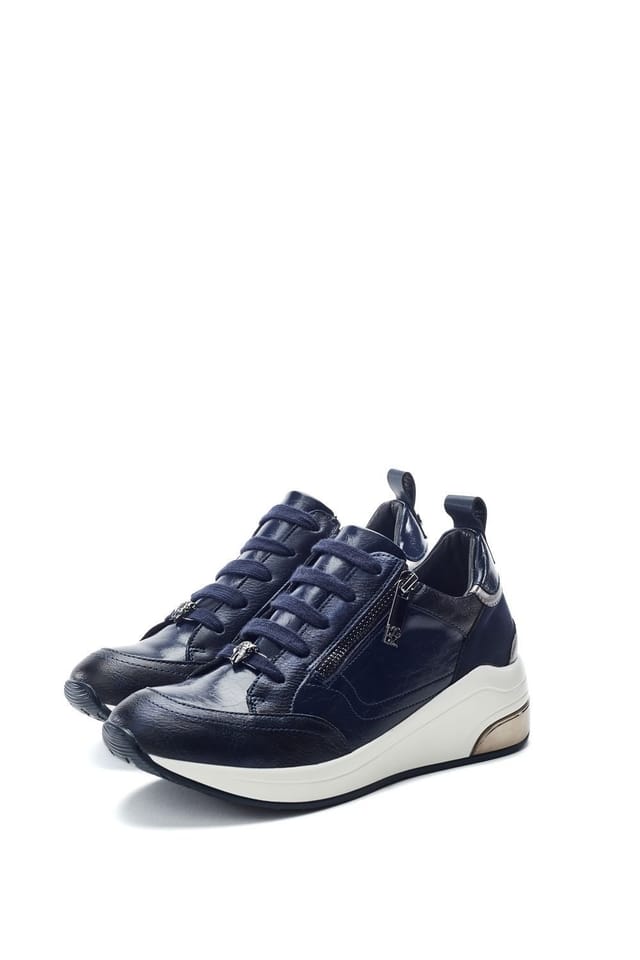Moda In Pelle Moda In Pelle Women's Corali' Porvair Trainers in Navy - 2