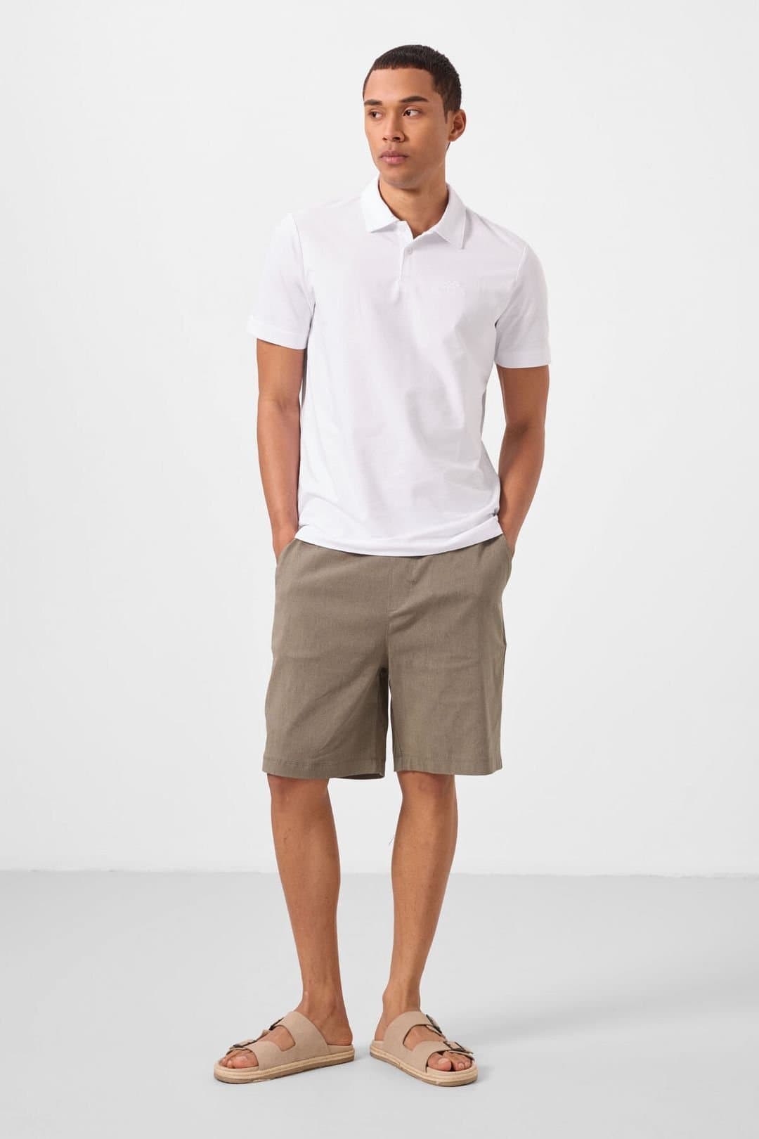 Tommy Life Tommy Life Men's Chino Shorts in Khaki
