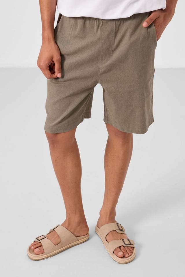 Tommy Life Tommy Life Men's Chino Shorts in Khaki - 2