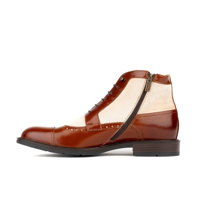 Embassy London Embassy London Men's Charles - Light Tan & Cream - 3