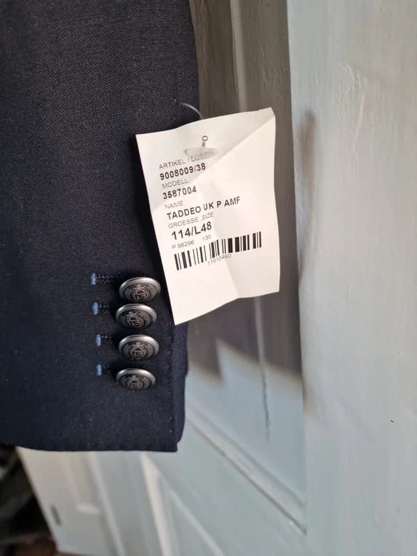 Barutti Mens Barutti navy blazer